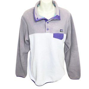Patagonia Synchilla Purple Fleece Pullover - L